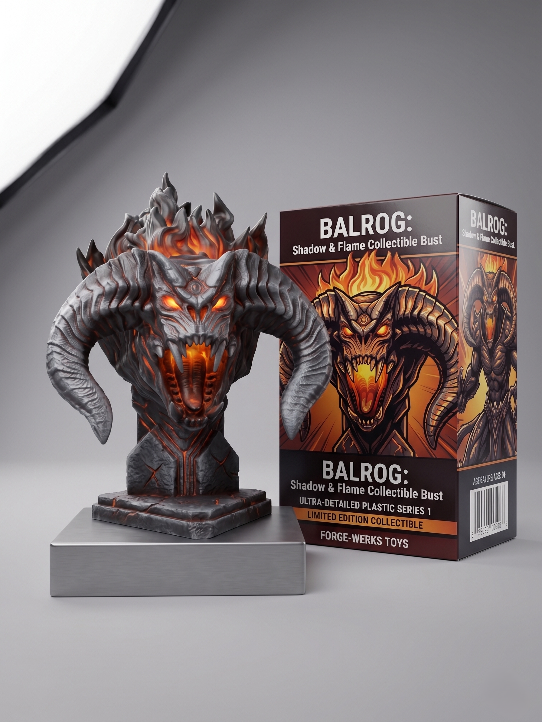 Balrog Dekoratif Büst | Premium Koleksiyon Figürü