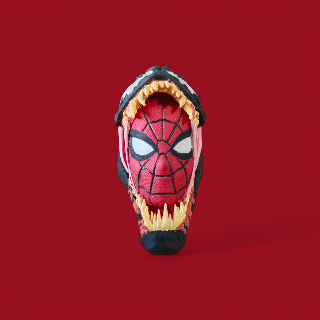 Spider-Man & Venom Kulaklık Standı | Dekoratif Figür